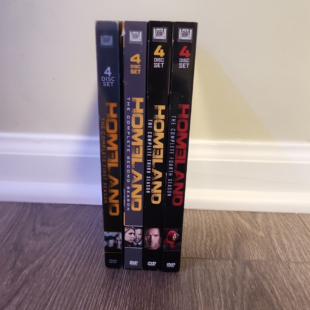 Homeland DVD's Seasons 1 - 4